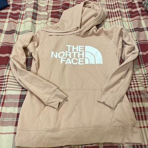 North Face light pink hoodie